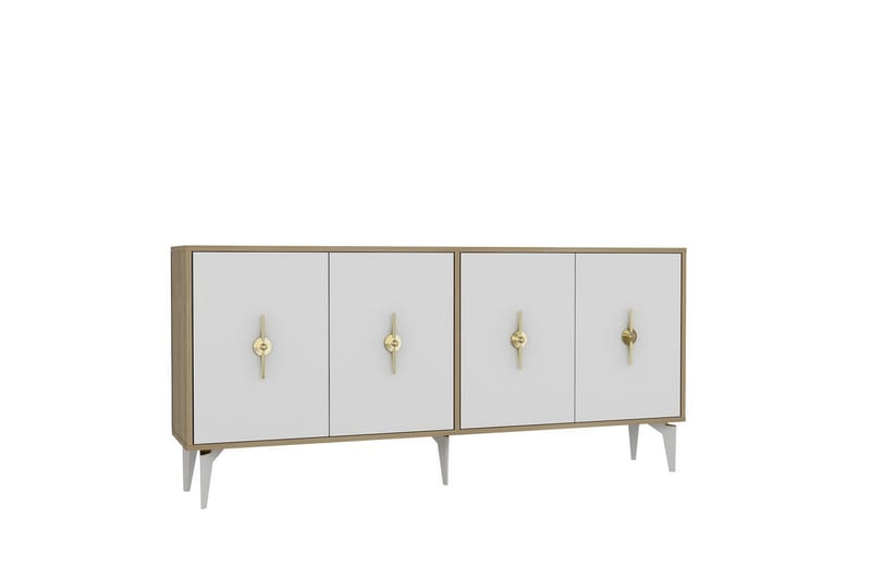 Thylen Konsollbord 180 cm - Eik/Hvit - Møbler - Bord - Avlastningsbord & sidobord - Konsollbord & gangbord