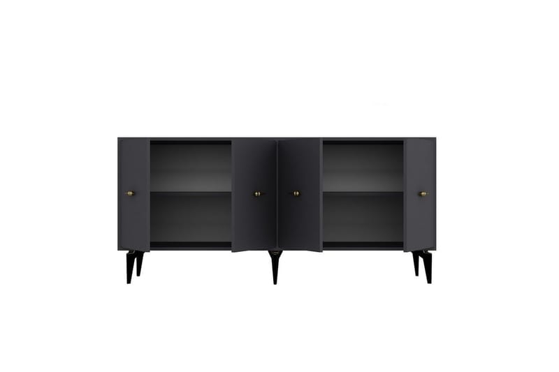 Thyros Konsollbord 180 cm - Antrasitt - Møbler - Bord - Avlastningsbord & sidobord - Konsollbord & gangbord