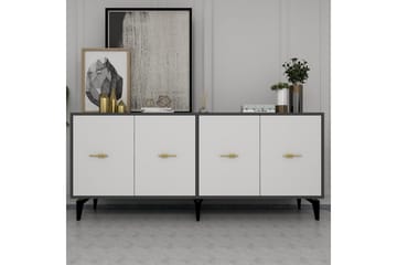 Thyros Konsollbord 180 cm - Antrasitt/Hvit - Møbler - Bord - Avlastningsbord & sidobord - Konsollbord & gangbord