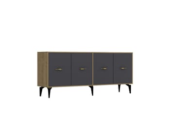 Thyros Konsollbord 180 cm - Eik/Antrasitt - Møbler - Bord - Avlastningsbord & sidobord - Konsollbord & gangbord