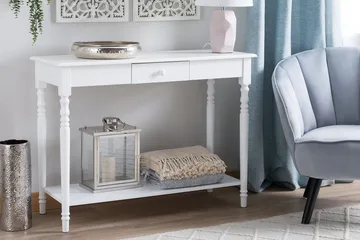 Tobago Avlastningsbord 102 cm - Hvit - Møbler - Bord - Avlastningsbord & sidobord - Konsollbord & gangbord