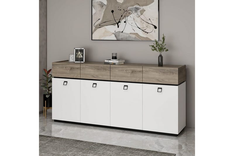 Tolwin Konsollbord 180 cm - Svart/Hvit - Møbler - Bord - Avlastningsbord & sidobord - Konsollbord & gangbord
