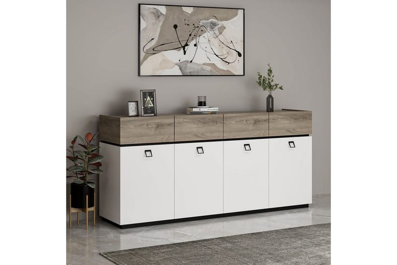 Tolwin Konsollbord 180 cm - Svart/Hvit - Møbler - Bord - Avlastningsbord & sidobord - Konsollbord & gangbord