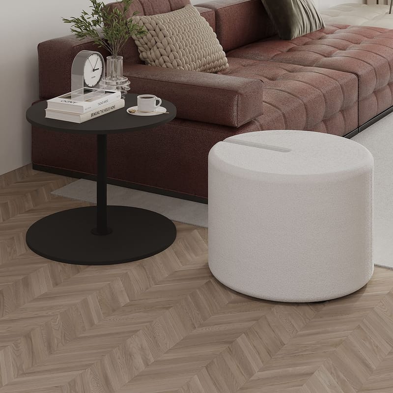 Torven Sett med sidebord 43x47x43 cm - Antrasitt - Møbler - Bord - Avlastningsbord & sidobord - Brettbord og småbord