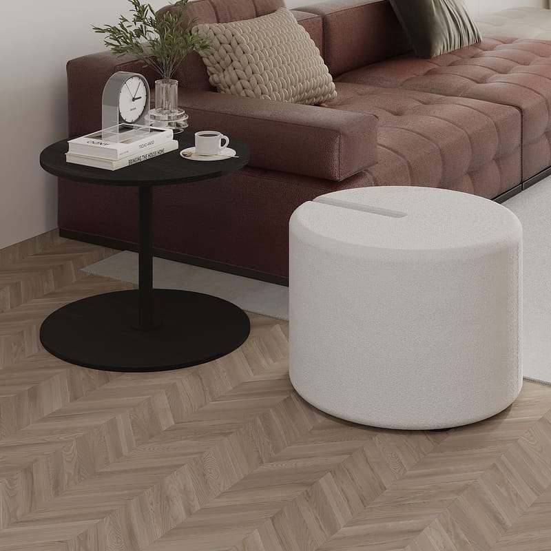Torven Sett med sidebord 43x47x43 cm - Svart - Møbler - Bord - Avlastningsbord & sidobord - Brettbord og småbord
