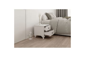 Torvenn Nattbord 45 cm - Matt Hvit - Møbler - Bord - Avlastningsbord & sidobord - Sengebord & nattbord