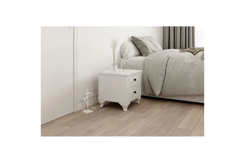 Torvenn Nattbord 45 cm - Matt Hvit - Møbler - Bord - Avlastningsbord & sidobord - Sengebord & nattbord