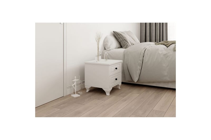 Torvenn Nattbord 45 cm - Matt Hvit - Møbler - Bord - Avlastningsbord & sidobord - Sengebord & nattbord