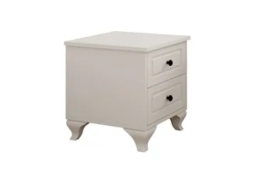 Torvenn Nattbord 45 cm - Matt Hvit - Møbler - Bord - Avlastningsbord & sidobord - Sengebord & nattbord