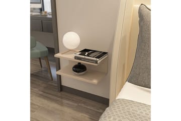 Torvic Nattbord 45 cm - Beige - Møbler - Bord - Avlastningsbord & sidobord - Sengebord & nattbord