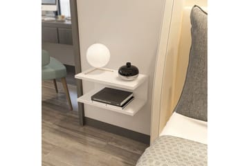 Torvic Nattbord 45 cm - Hvit - Møbler - Bord - Avlastningsbord & sidobord - Sengebord & nattbord
