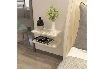 Torvic Nattbord 45 cm - Hvit - Møbler - Bord - Avlastningsbord & sidobord - Sengebord & nattbord