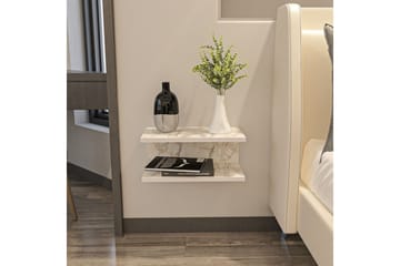 Torvic Nattbord 45 cm - Hvit - Møbler - Bord - Avlastningsbord & sidobord - Sengebord & nattbord