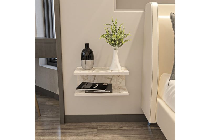 Torvic Nattbord 45 cm - Hvit - Møbler - Bord - Avlastningsbord & sidobord - Sengebord & nattbord