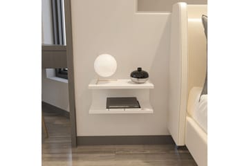 Torvic Nattbord 45 cm - Hvit - Møbler - Bord - Avlastningsbord & sidobord - Sengebord & nattbord