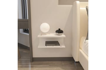 Torvic Nattbord 45 cm - Hvit - Møbler - Bord - Avlastningsbord & sidobord - Sengebord & nattbord