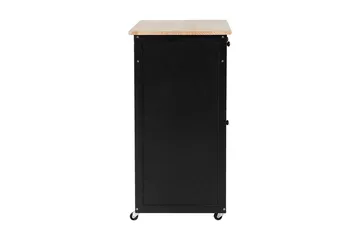 Trapani Serveringsbord 75 cm - Svart - Oppbevaring - Oppbevaringsmøbler - Kjøkkenøy