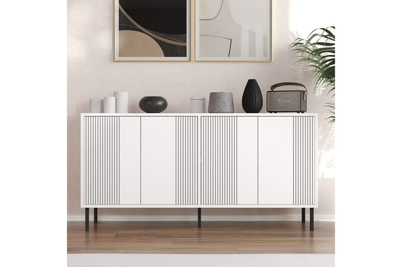 Trilo Konsollbord 150 cm - Hvit - Møbler - Bord - Avlastningsbord & sidobord - Konsollbord & gangbord