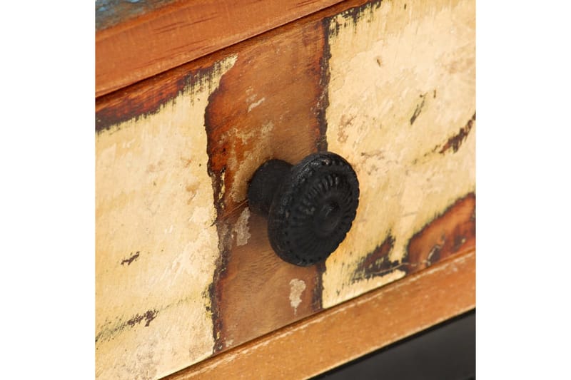 U-formet sidebord 45x30x61 cm gjenvunnet heltre - Flerfarget - Lampebord & sidebord - Brettbord og småbord