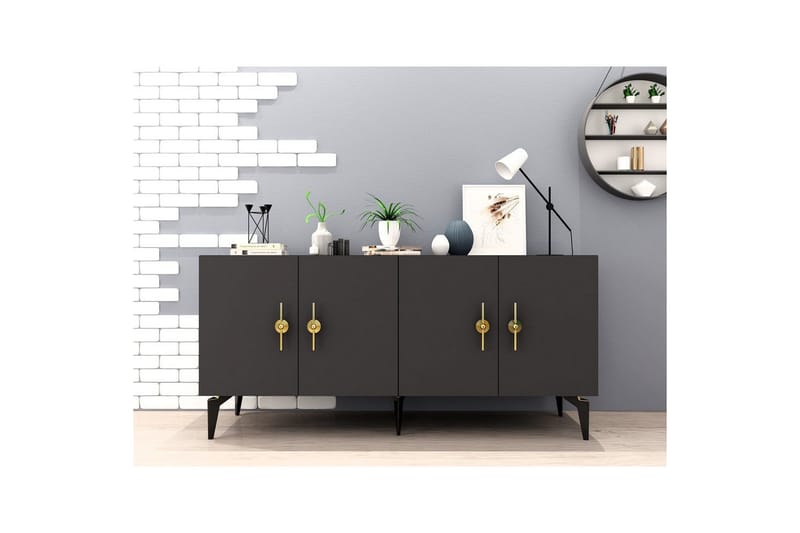 Ulmar Konsollbord 150 cm - Antrasitt - Møbler - Bord - Avlastningsbord & sidobord - Konsollbord & gangbord