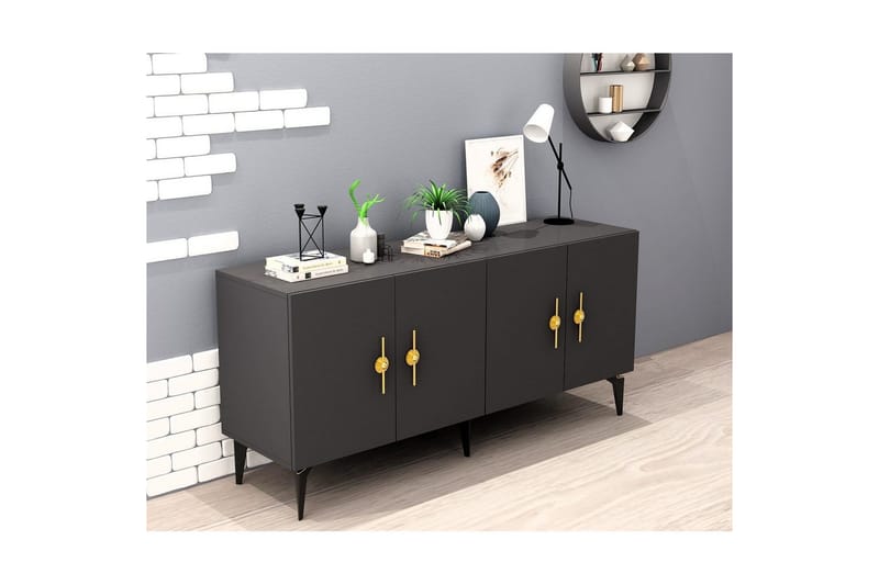 Ulmar Konsollbord 150 cm - Antrasitt - Møbler - Bord - Avlastningsbord & sidobord - Konsollbord & gangbord