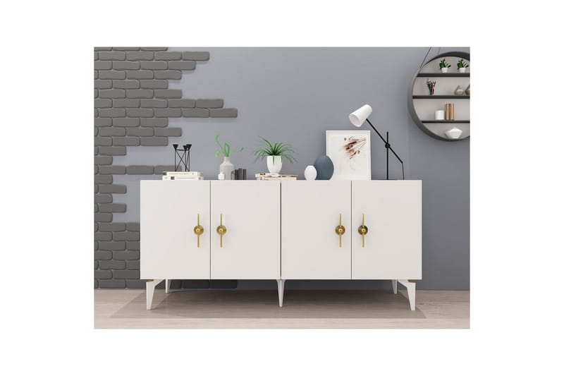 Ulmar Konsollbord 150 cm - Hvit - Møbler - Bord - Avlastningsbord & sidobord - Konsollbord & gangbord