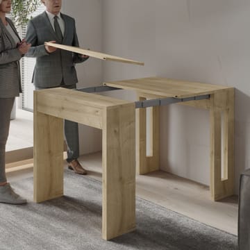 Uttrekkbart konsollbord Homitis Nivo (80 x 76,1 x 44 cm) Sapphire Oak - Møbler - Bord - Avlastningsbord & sidobord - Konsollbord & gangbord