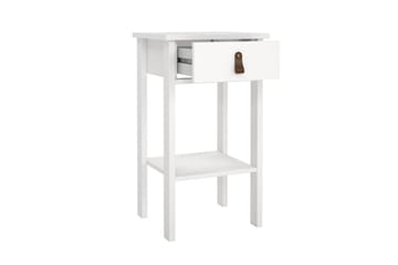 Vallvidera Nattbord 40 cm - Hvit - Møbler - Bord - Avlastningsbord & sidobord - Sengebord & nattbord