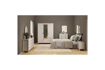 Vallvidera Sengebord 44 cm - Beige - Møbler - Bord - Avlastningsbord & sidobord - Sengebord & nattbord
