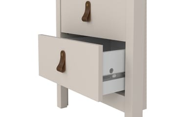 Vallvidera Sengebord 44 cm - Beige - Møbler - Bord - Avlastningsbord & sidobord - Sengebord & nattbord