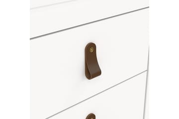 Vallvidera Sengebord 44 cm - Hvit - Møbler - Bord - Avlastningsbord & sidobord - Sengebord & nattbord