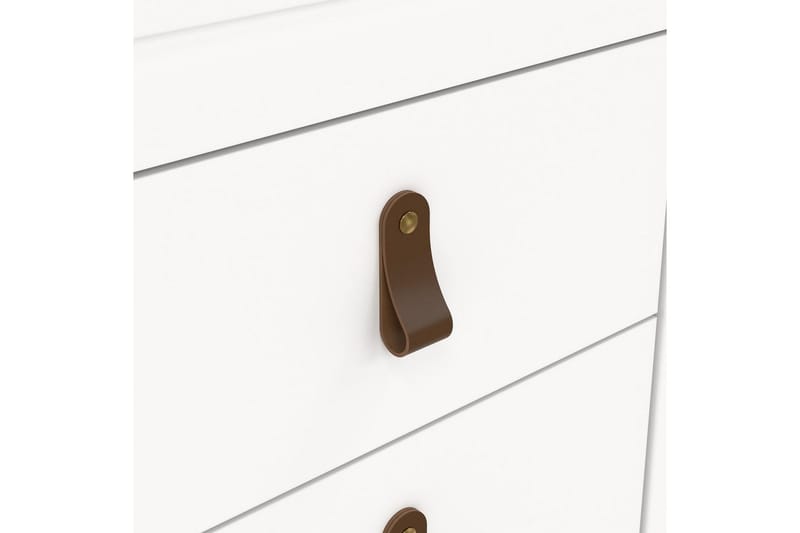 Vallvidera Sengebord 44 cm - Hvit - Møbler - Bord - Avlastningsbord & sidobord - Sengebord & nattbord