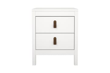 Vallvidera Sengebord 44 cm - Hvit - Møbler - Bord - Avlastningsbord & sidobord - Sengebord & nattbord