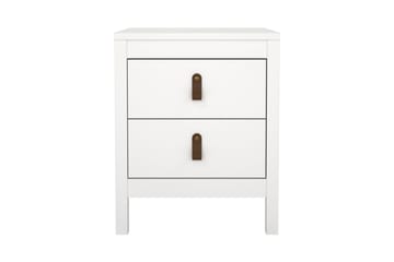 Vallvidera Sengebord 44 cm - Hvit - Møbler - Bord - Avlastningsbord & sidobord - Sengebord & nattbord