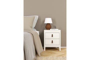 Vallvidera Sengebord 44 cm - Hvit - Møbler - Bord - Avlastningsbord & sidobord - Sengebord & nattbord