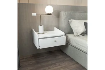 Valros Nattbord 45 cm - Hvit - Møbler - Bord - Avlastningsbord & sidobord - Sengebord & nattbord