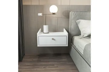 Valros Nattbord 45 cm - Hvit - Møbler - Bord - Avlastningsbord & sidobord - Sengebord & nattbord