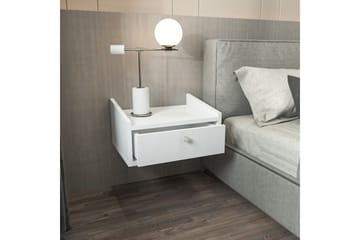 Valros Nattbord 45 cm - Hvit - Møbler - Bord - Avlastningsbord & sidobord - Sengebord & nattbord