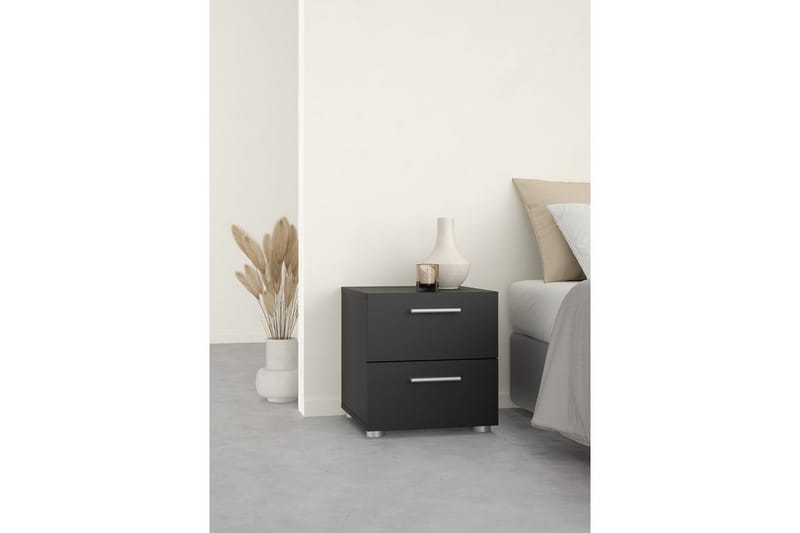 Vansu Nattbord 40 cm - Svart - Møbler - Bord - Avlastningsbord & sidobord - Sengebord & nattbord