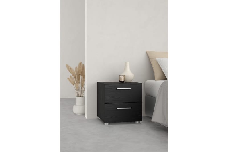 Vansu Nattbord 40 cm - Svart - Møbler - Bord - Avlastningsbord & sidobord - Sengebord & nattbord