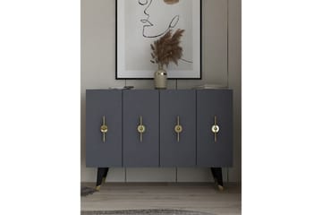 Varen Konsollbord 120 cm - Gull/Antrasitt - Møbler - Bord - Avlastningsbord & sidobord - Konsollbord & gangbord