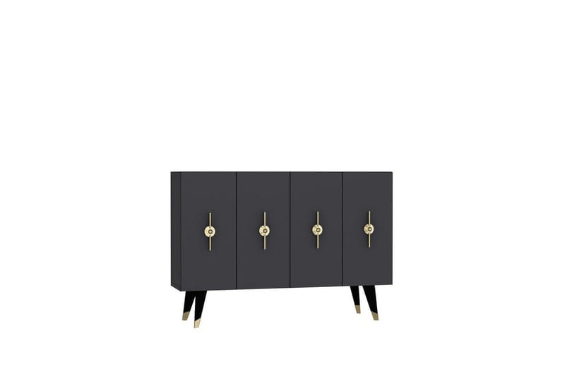 Varen Konsollbord 120 cm - Gull/Antrasitt - Møbler - Bord - Avlastningsbord & sidobord - Konsollbord & gangbord