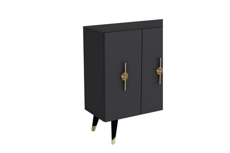 Varen Konsollbord 120 cm - Gull/Antrasitt - Møbler - Bord - Avlastningsbord & sidobord - Konsollbord & gangbord