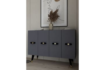 Varen Konsollbord 120 cm - Gull/Antrasitt - Møbler - Bord - Avlastningsbord & sidobord - Konsollbord & gangbord