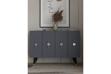 Varen Konsollbord 120 cm - Sølv/Antrasitt - Møbler - Bord - Avlastningsbord & sidobord - Konsollbord & gangbord