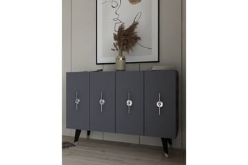 Varen Konsollbord 120 cm - Sølv/Antrasitt - Møbler - Bord - Avlastningsbord & sidobord - Konsollbord & gangbord