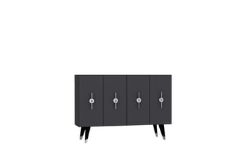 Varen Konsollbord 120 cm - Sølv/Antrasitt - Møbler - Bord - Avlastningsbord & sidobord - Konsollbord & gangbord