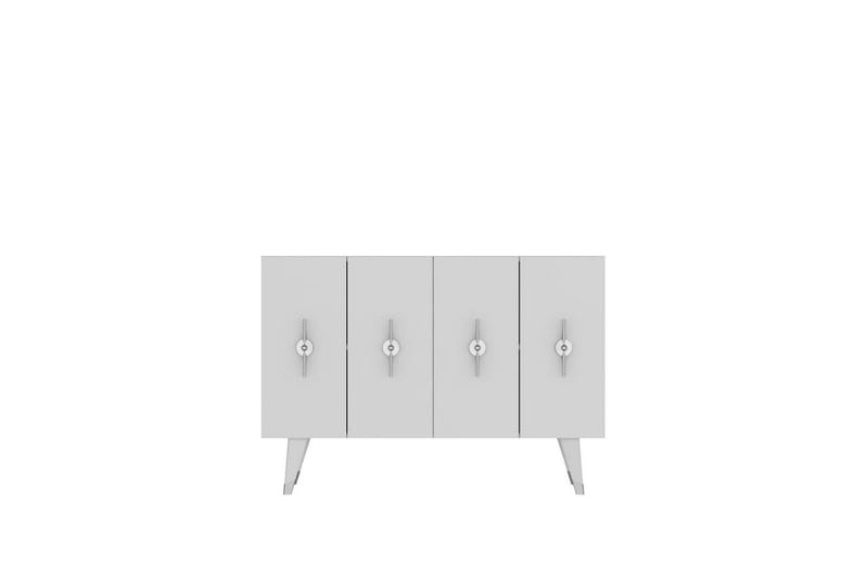 Varen Konsollbord 120 cm - Sølv/Hvit - Møbler - Bord - Avlastningsbord & sidobord - Konsollbord & gangbord