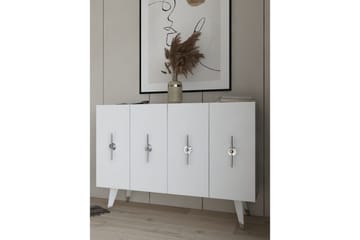 Varen Konsollbord 120 cm - Sølv/Hvit - Møbler - Bord - Avlastningsbord & sidobord - Konsollbord & gangbord