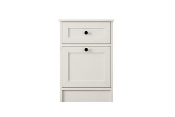 Varion Nattbord 45 cm - Matt Hvit - Møbler - Bord - Avlastningsbord & sidobord - Sengebord & nattbord